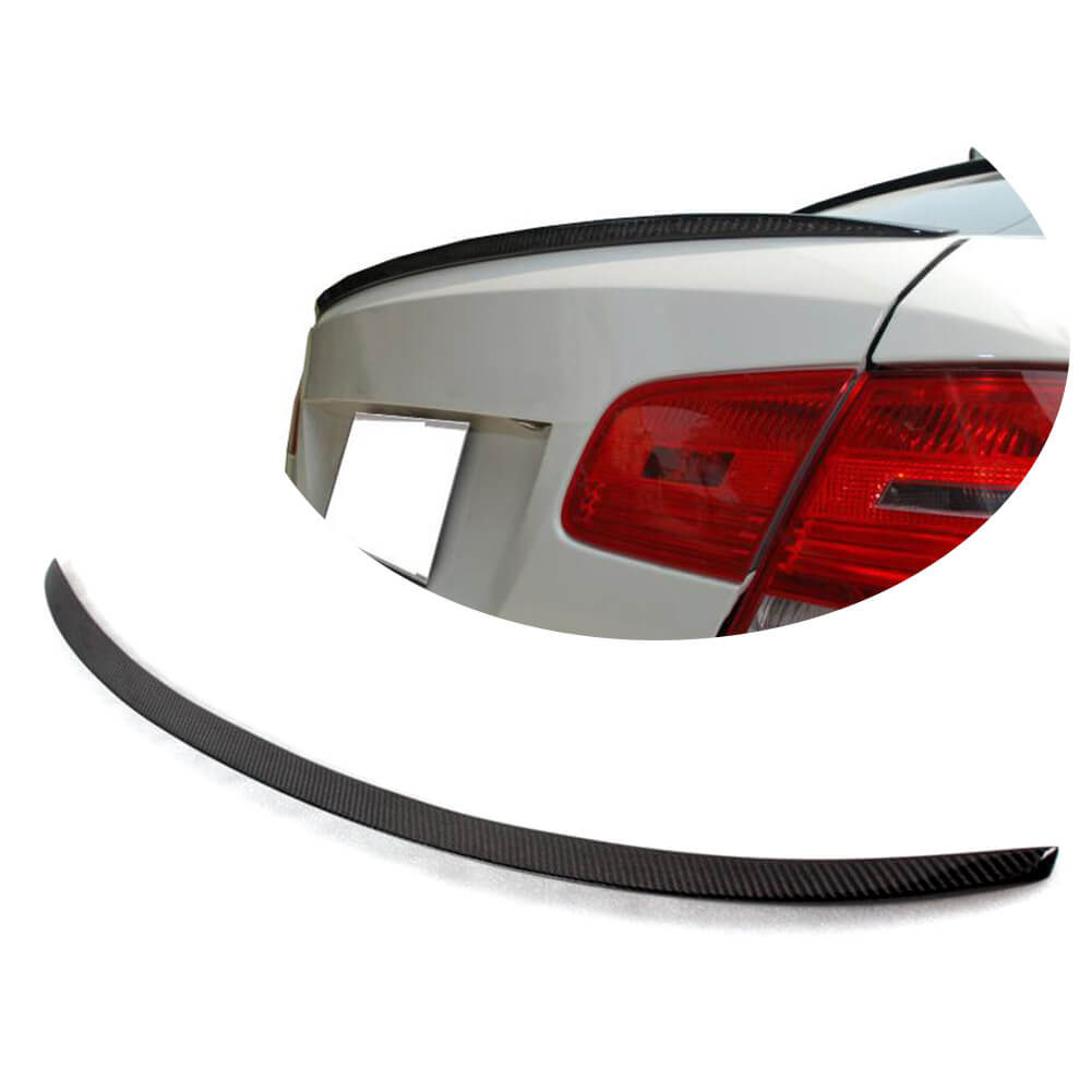 For BMW 3 Series E92 Coupe 06-12 Carbon Fiber Rear Trunk Spoiler Boot Wing Lip-Ahacarbon
