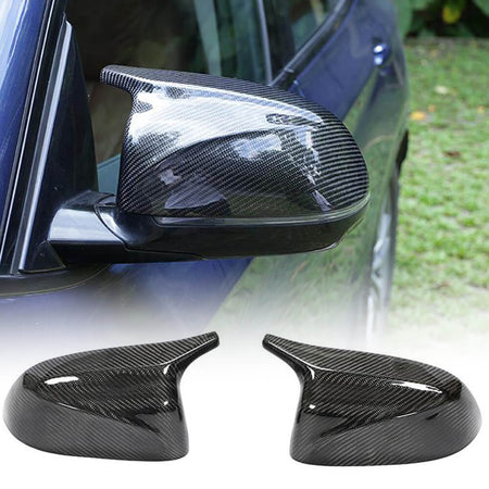 M Style Real Carbon Fiber Side Mirror Cover Caps For BMW X3 G01 2018 - 2023 M Style Real Carbon Fiber Side Mirror Cover Caps For BMW X3 G01 2018 - 2023