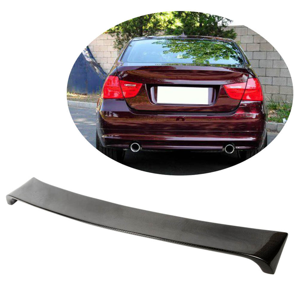 For BMW 3 Series E92 Coupe Carbon Fiber Rear Roof Spoiler Window Wing Lip | 320i 323i 325i 328i 330i 335i M3