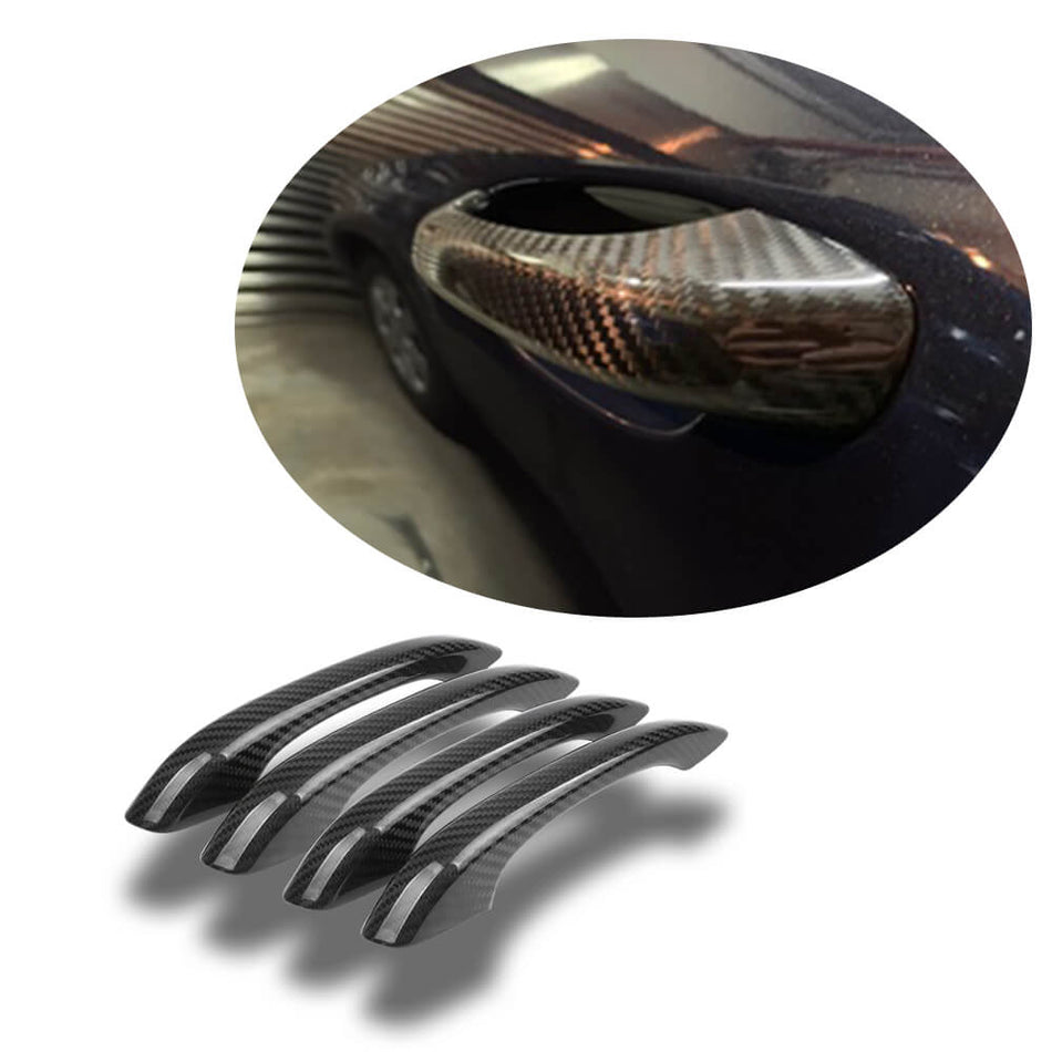 For Porsche Macan 2018-2020 Carbon Fiber Door Handle Cover Trim
