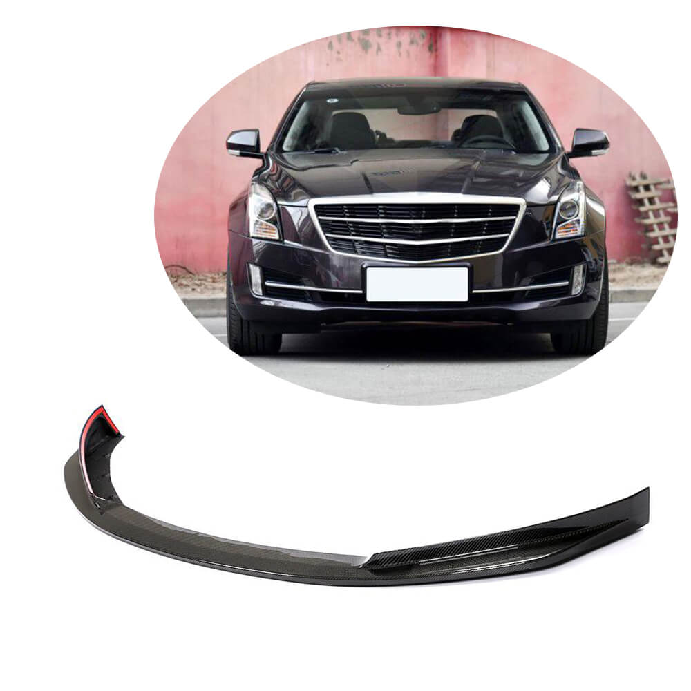 Cadillac ATS Carbon Fiber Front Bumper Lip Spoiler | Exterior Mods