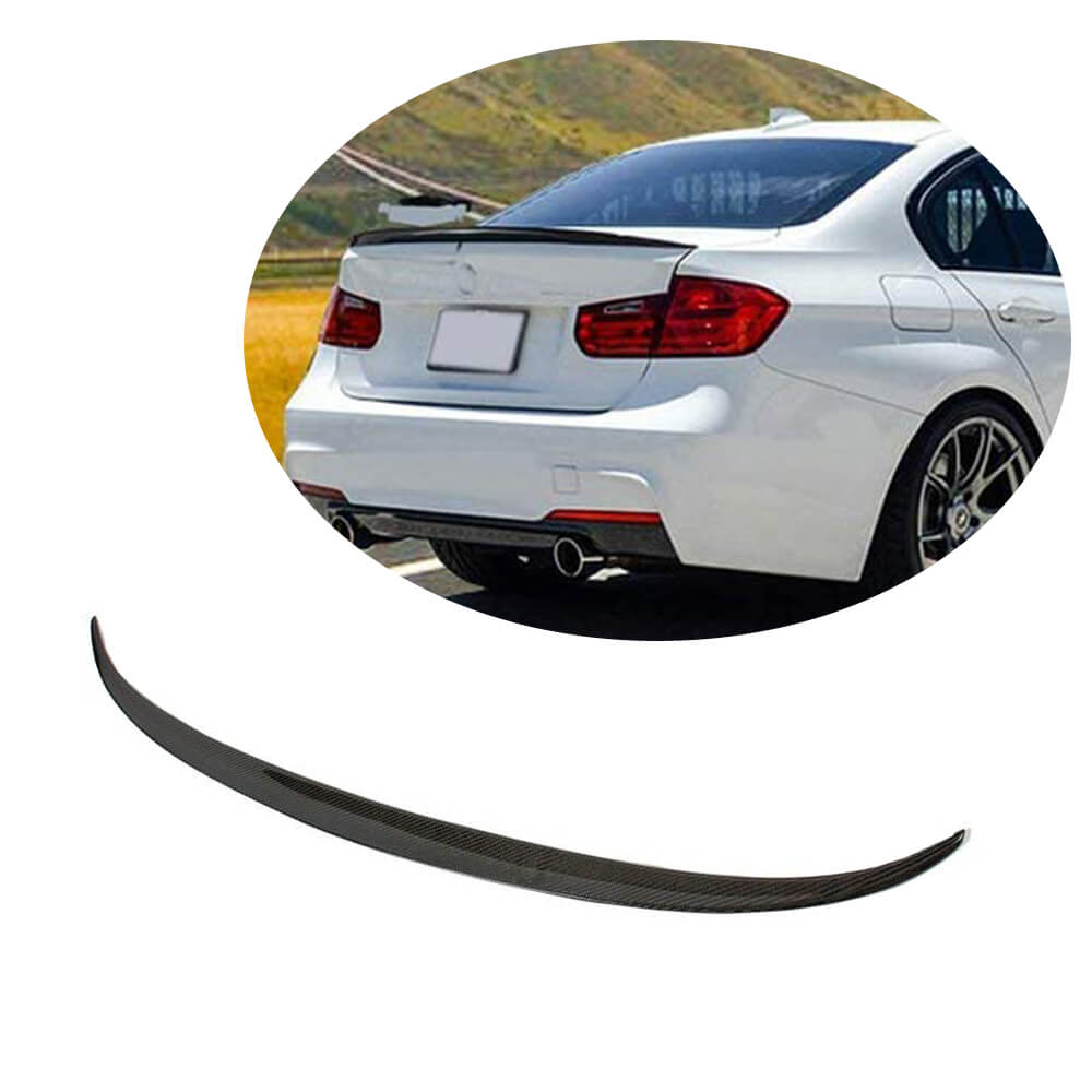 Get BMW F30 F80 M3 Rear Trunk Wing Spoiler | Carbon Fiber Part for BMW ...