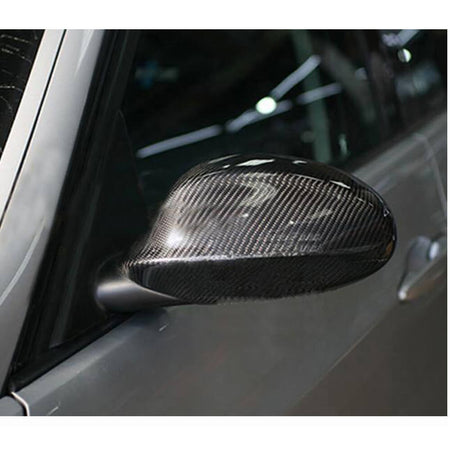 For BMW 1 Series E81 E87 E82 E88 2-Door 3-Door 5-Door LCI 2009-2013 Carbon Fiber Side Rearview Mirror Cover Caps Pair-Ahacarbon