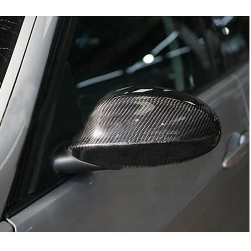 For BMW 1 Series E81 E87 E82 E88 2-Door 3-Door 5-Door LCI 2009-2013 Carbon Fiber Side Rearview Mirror Cover Caps Pair-Ahacarbon