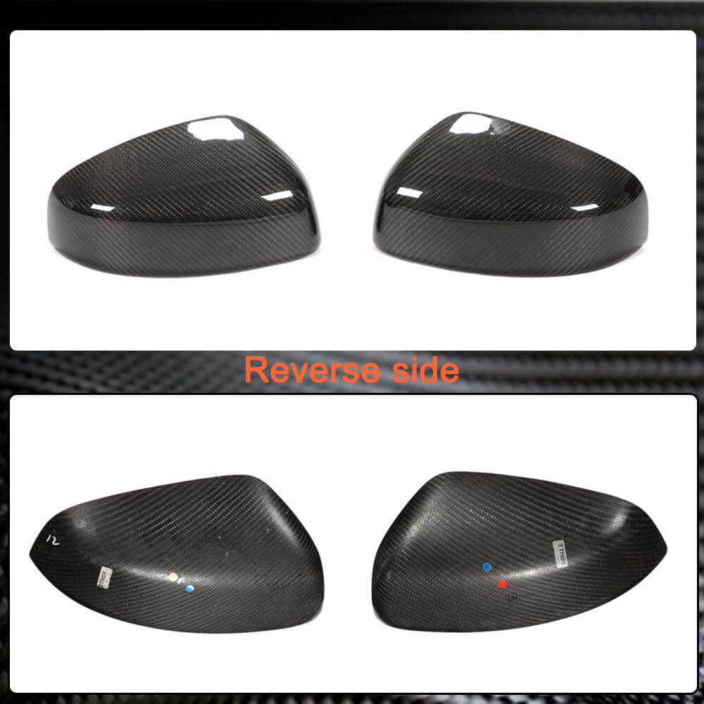 370Z Z34 dry carbon fiber mirror cap weave and finish detail