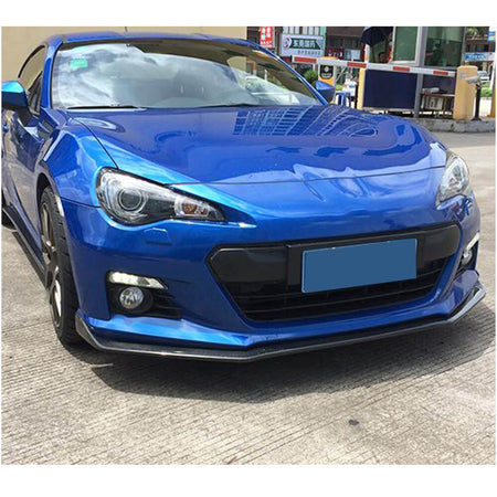 For Subaru BRZ 13-16 Toyota FT86 GT86 Scion FR-S 12-16 Carbon Fiber Front Bumper Lip Chin Spoiler-Ahacarbon