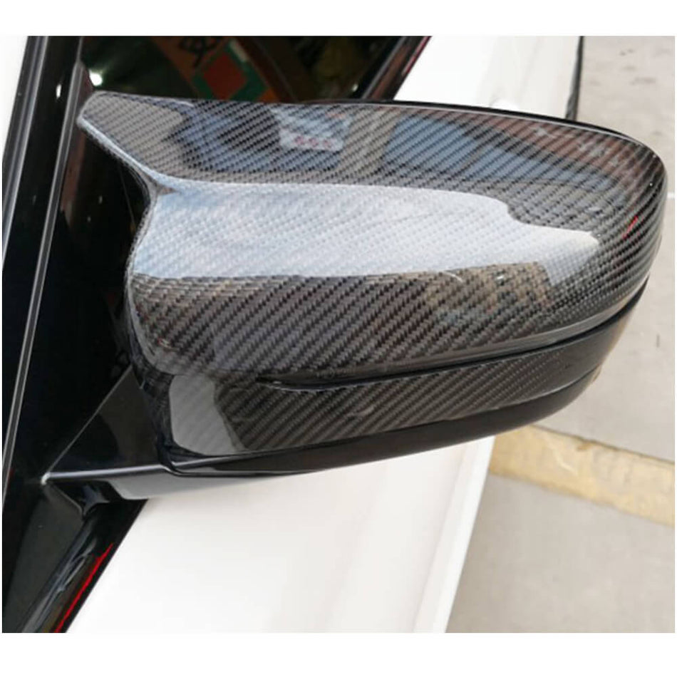 For BMW 3 Series G20 G21 Sedan Wagon 19-21 Carbon Fiber Side Rearview Mirror Cover Caps RHD Pair