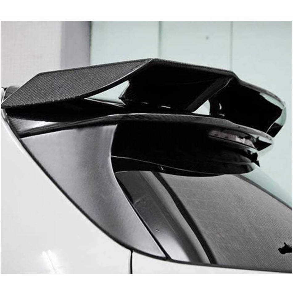 For Mercedes Benz W176 Hatchback 13-18 Carbon Fiber Rear Roof Spoiler Window Wing Lip