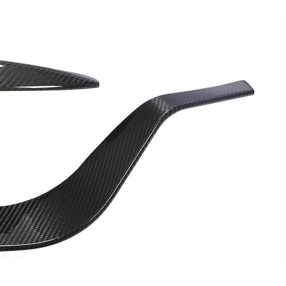 For Mercedes Benz W447 Vito 2020UP Dry Carbon Fiber Front Bumper Fins Air Vent Canards Body Kits