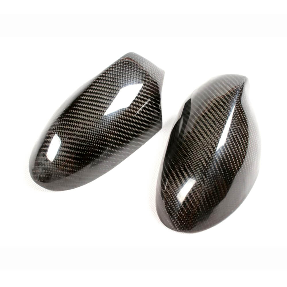 For BMW 1 Series E81 E87 E82 E88 2-Door 3-Door 5-Door Pre-LCI 05-08 Carbon Fiber Side Rearview Mirror Cover Caps Pair-Ahacarbon