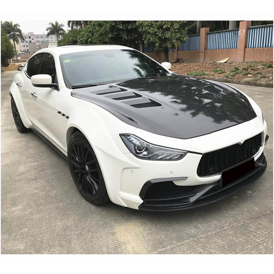For Maserati Ghibli 2014-2017 Carbon Fiber with PP Wide Body Kits
