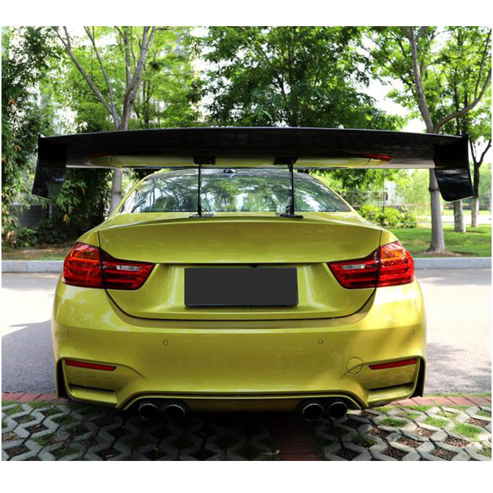 Universal Sedan Car Auto Carbon Fiber Rear Trunk Spoiler Boot Wing Lip-Ahacarbon