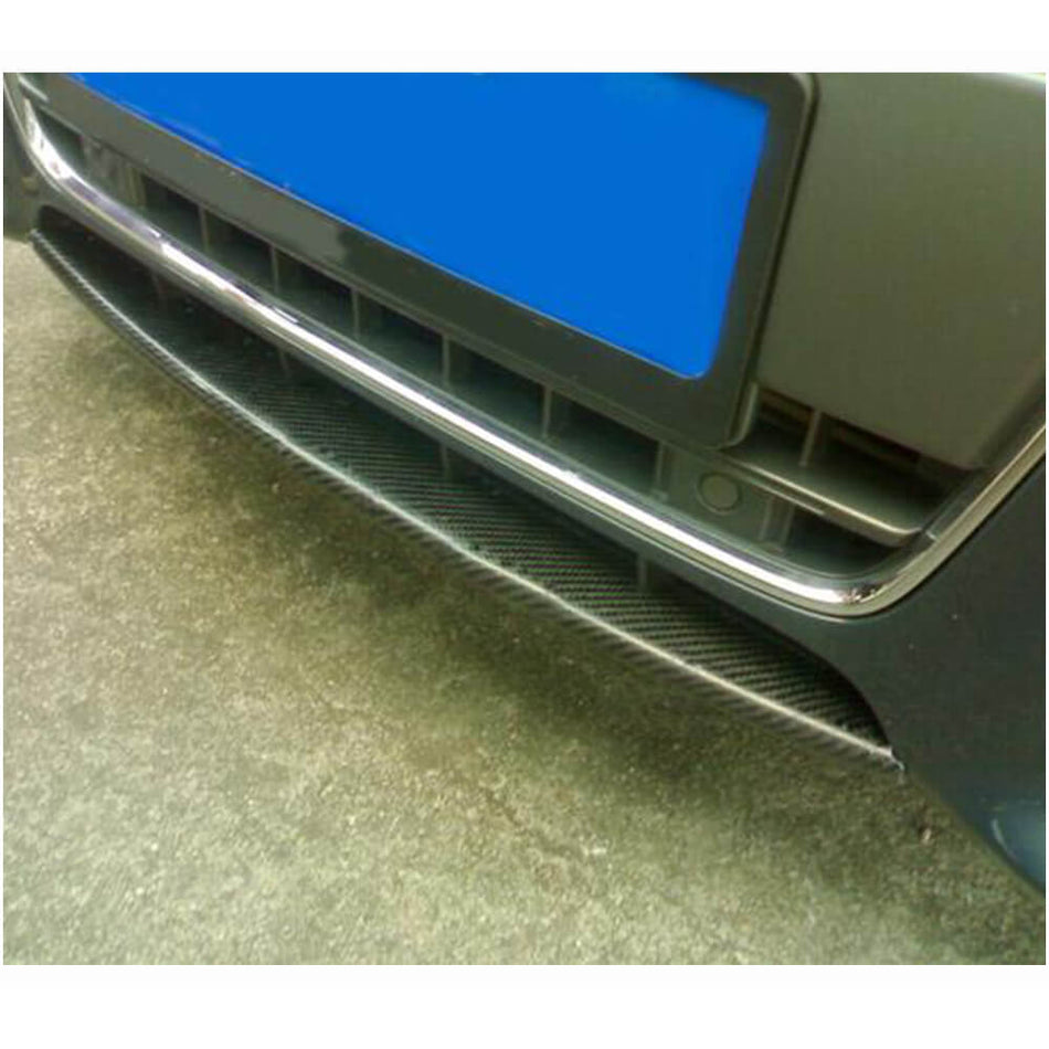 For Audi A5 B8 Base Pre-facelift Carbon Fiber Front Bumper Lip Trim Exterior Mods