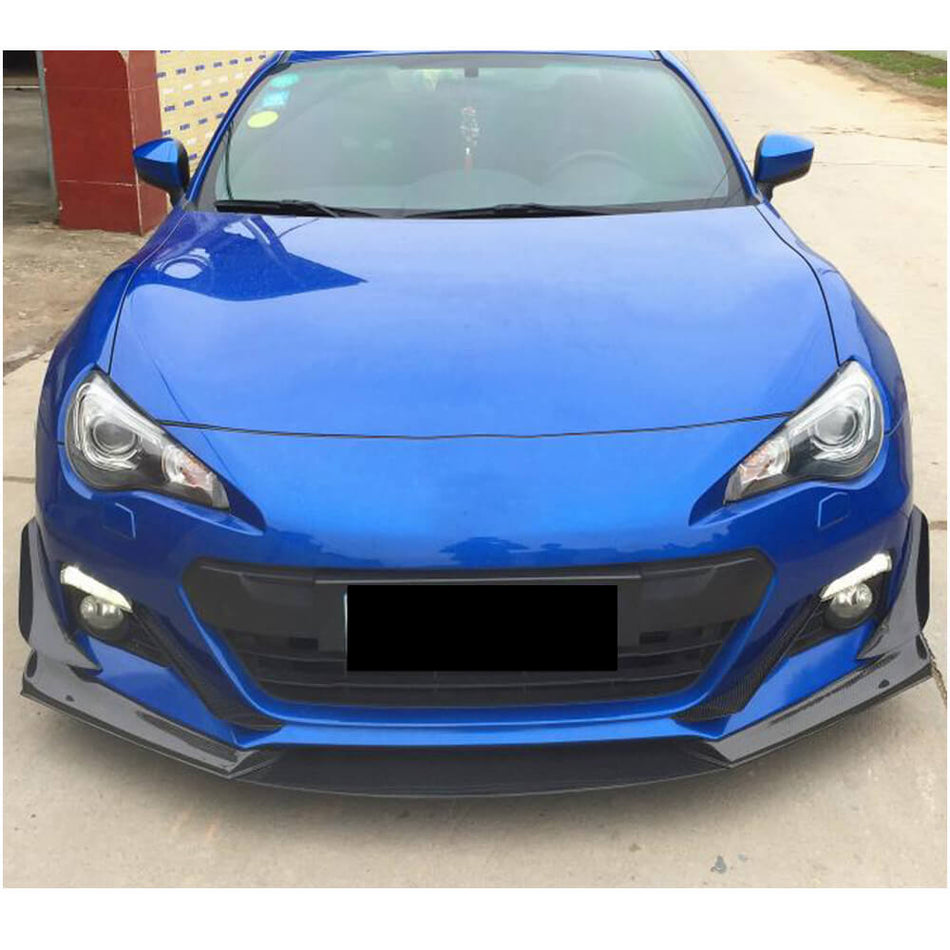 For Toyota GT86 FT86 Coupe 13-16 Carbon Fiber Front Bumper Lip Chin Spoiler Body Kit