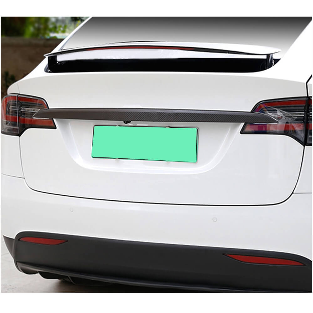 Genuine Tesla Model X Carbon Fiber Rear Trunk Tail Cover Trim | Custom ...
