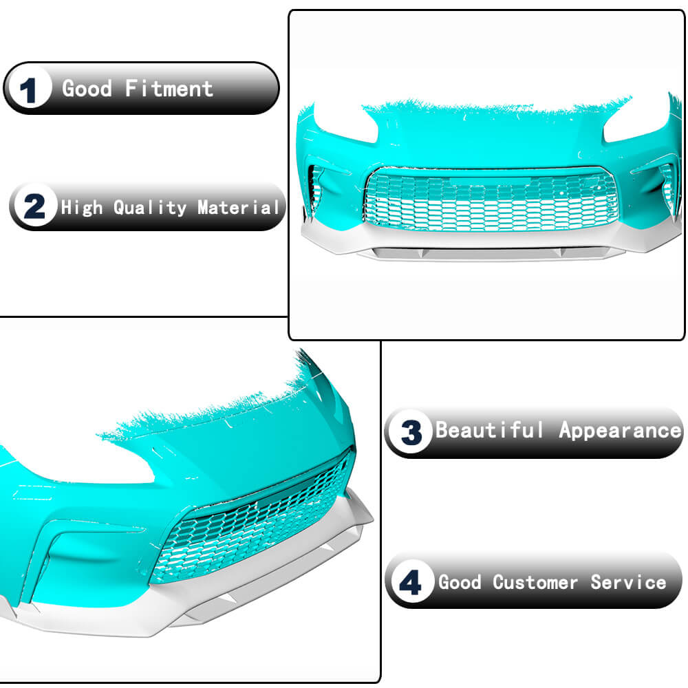 Toyota GR86 Carbon Fiber Carbon Fiber Front Lip Spoiler Rear, Wing