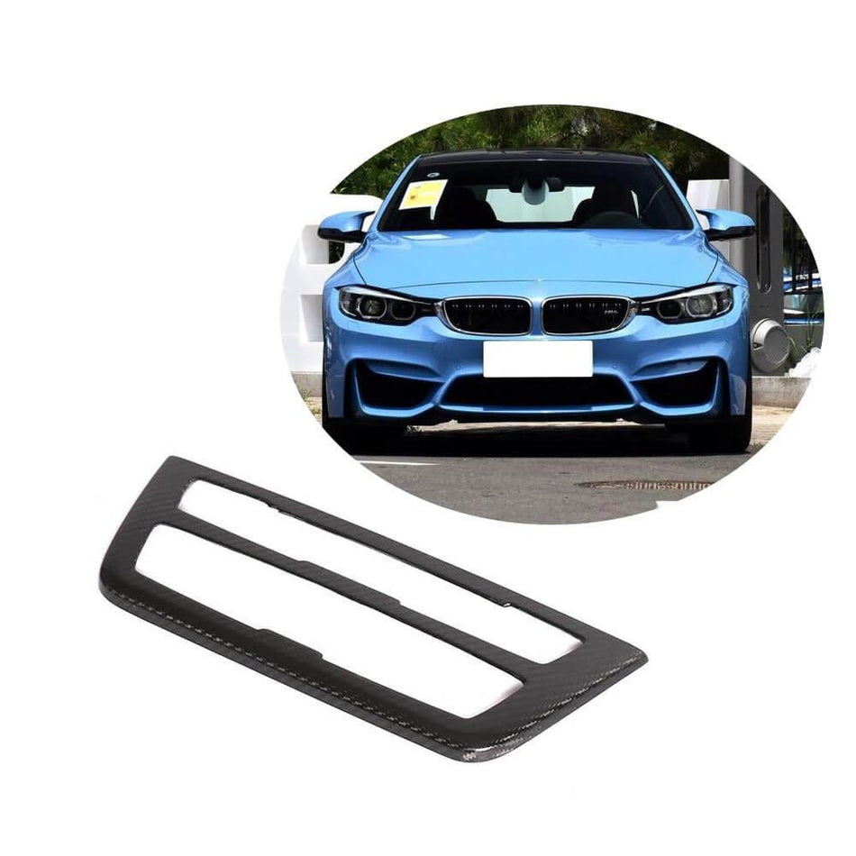 For BMW F80 M3 F82 F83 M4 Dry Carbon Fiber Interior Center Dashboard Panel Trim