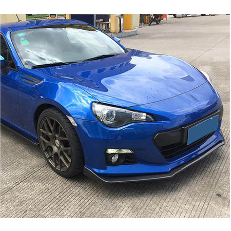 For Subaru BRZ 13-16 Toyota FT86 GT86 Scion FR-S 12-16 Carbon Fiber Front Bumper Lip Chin Spoiler-Ahacarbon