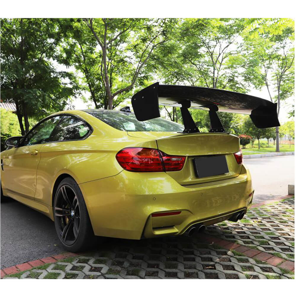 Universal Sedan Car Auto Carbon Fiber Rear Trunk Spoiler Boot Wing Lip-Ahacarbon