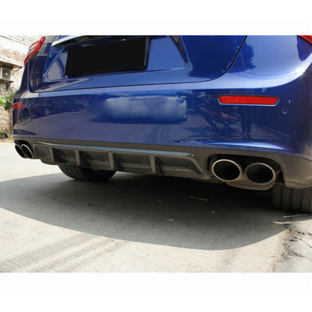 For Maserati Ghibli S Q4 Sedan 14-17 Carbon Fiber Rear Bumper Diffuser Body Kit-Ahacarbon