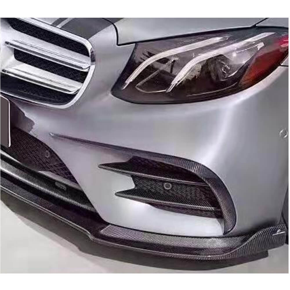Mercedes Benz W213 Real Carbon Fiber Front Bumper Air Vent Fins