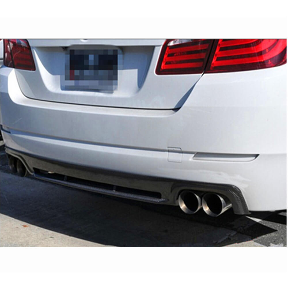 F10 Rear View BMW F10 M5 Carbon Fiber Rear Bumper Diffuser Lip