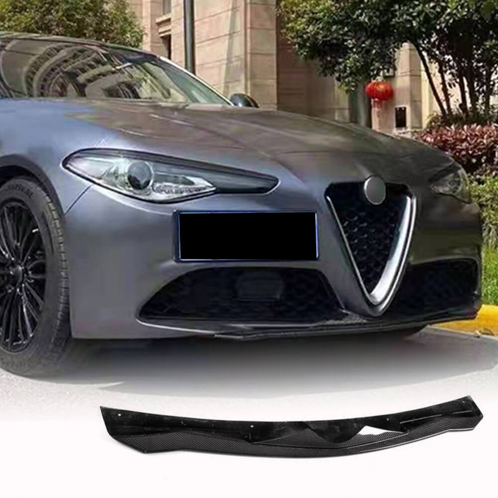 Alfa Romeo Giulia Carbon Fiber Front Lip Spoiler QV Chin Splitter alfa-romeo-giulia-carbon-fiber-front-lip-spoiler-qv-chin-splitter