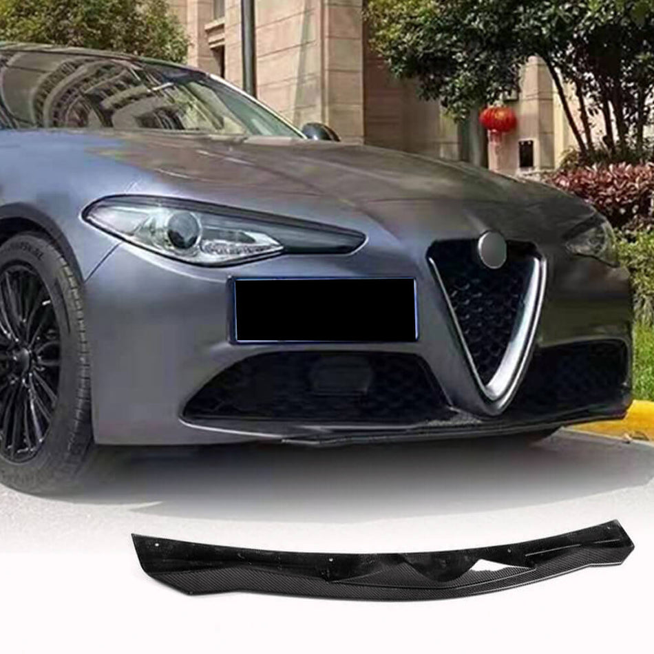 For Alfa Romeo Giulia 952 Base Carbon Fiber Front Bumper Lip Spoiler Wide Body Kit