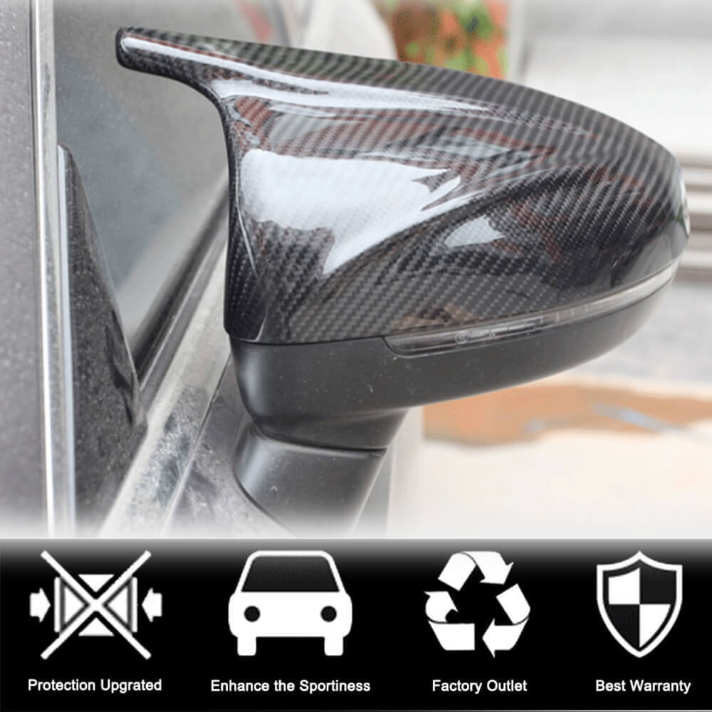 Audi A3 (Quattro) Sline S3 RS3 8V 8V.5 2014-2020 Mirror Covers Carbon Fiber-Ahacarbon