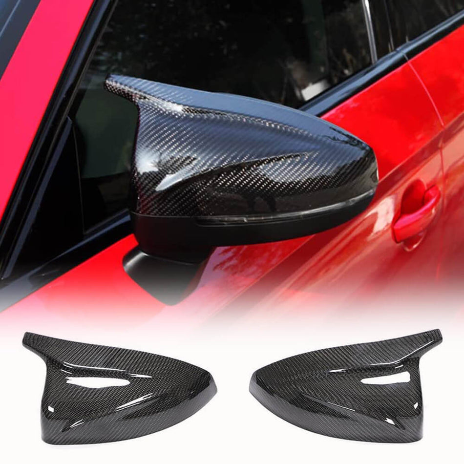For Audi A3 (Quattro) Sline S3 RS3 8V 8V.5 Carbon Fiber Side Rearview Mirror Cover Caps