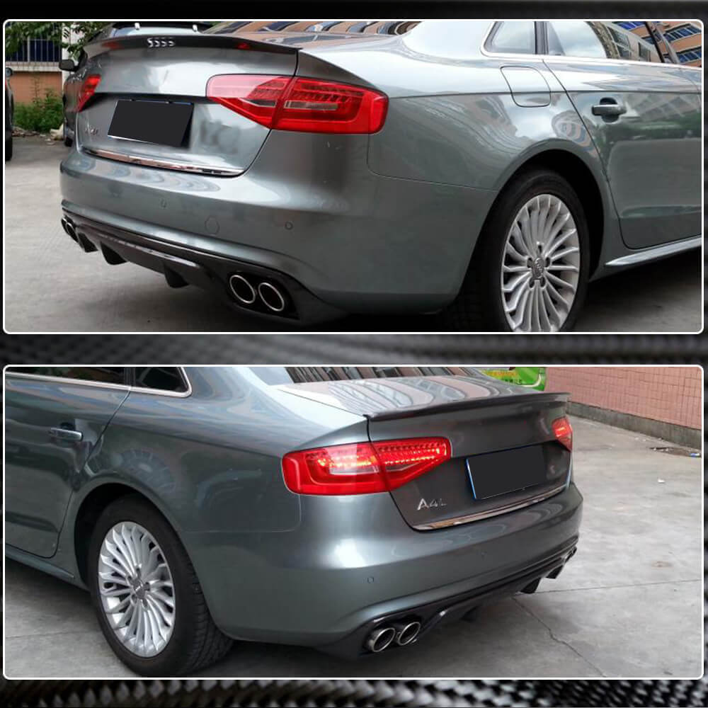 Street Pro Rear Diffuser Audi A4 S-Line B8 Facelift Black | Our Offer Audi A4 / S4 / RS4 Street Pro Rear Diffuser Audi A4 S-Line B8 Facelift Black | Our Offer Audi A4 / S4 / RS4