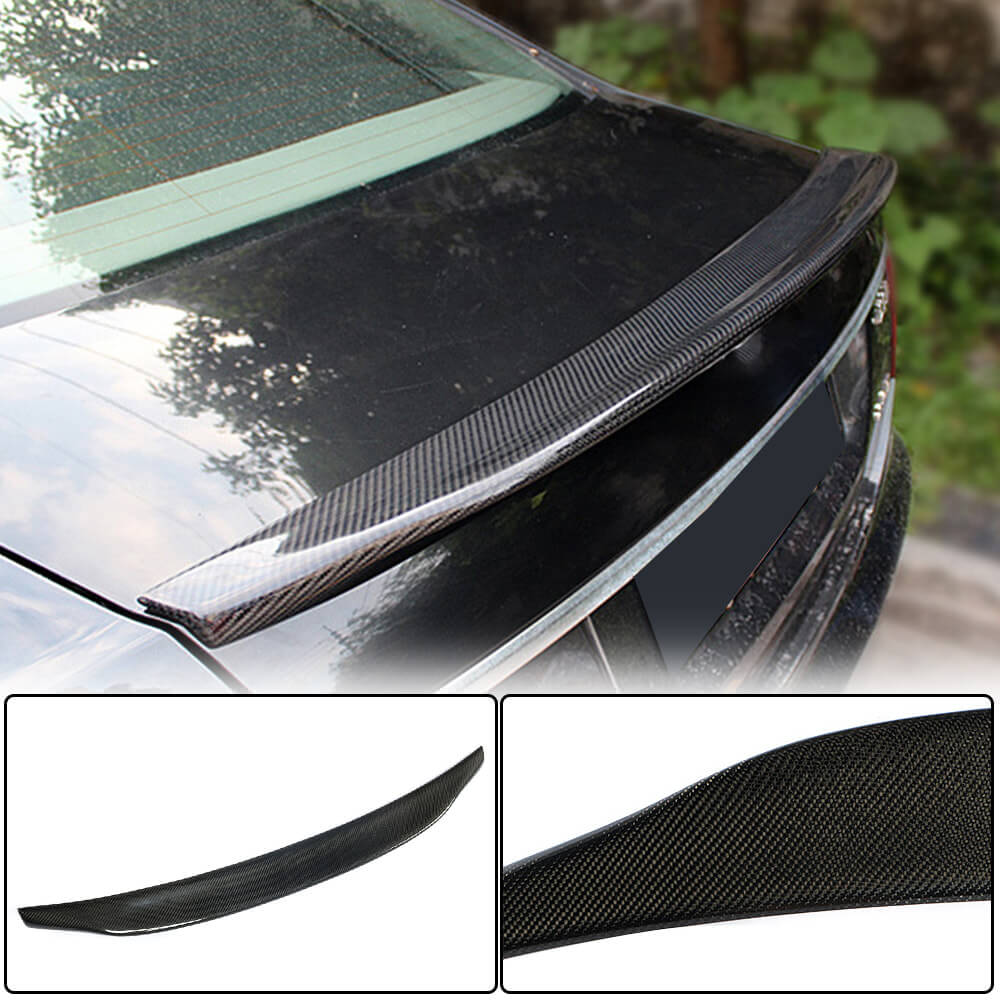 Audi A6 (Quattro) C6 Sedan Pre-facelift 2005-2008 Rear Trunk Spoiler Carbon Fiber-Ahacarbon