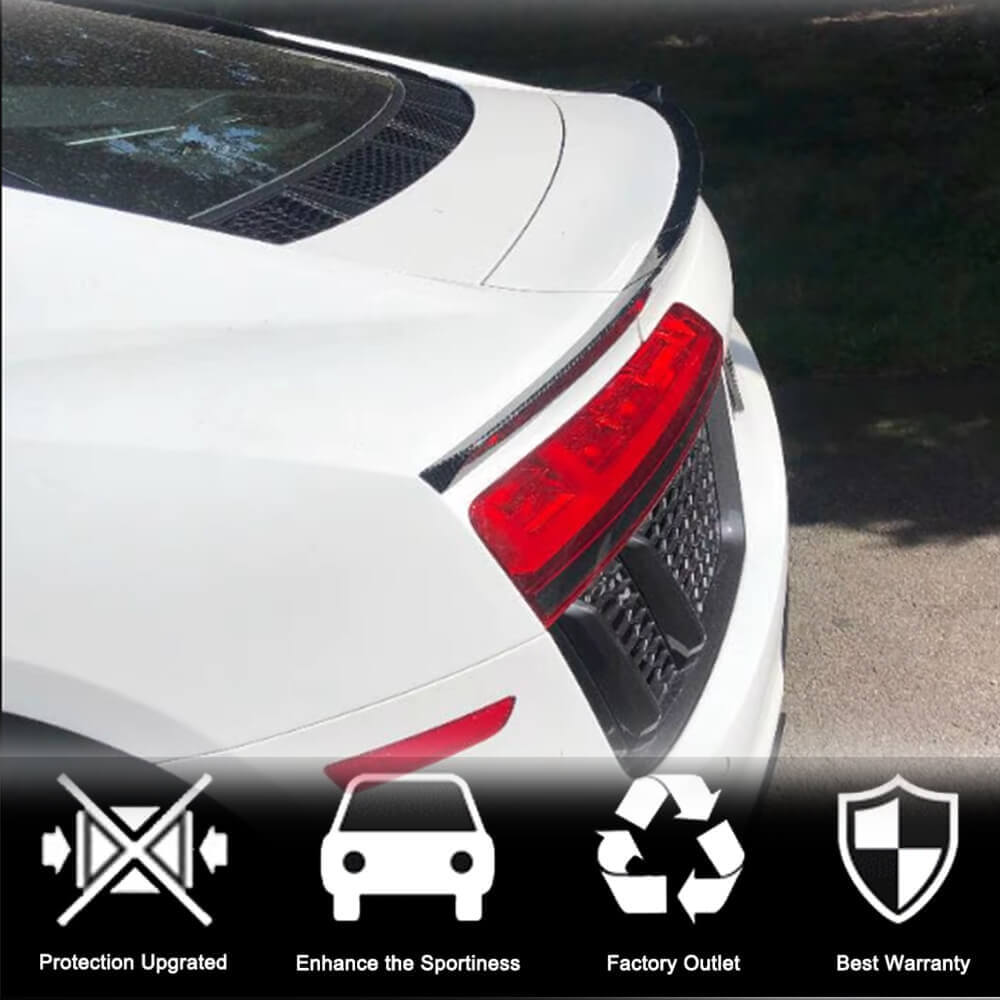 Audi R8 V10 Gen 2 Carbon Fiber Trunk Boot Spoilers | Rear, Lip, Wing ...