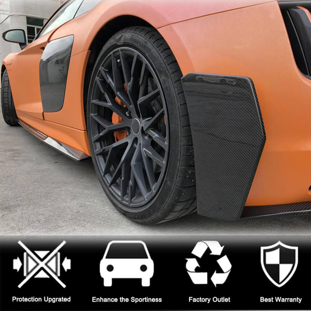 Audi R8 V10 Carbon Fiber Rear Bumper Air Vent Fins | Aerodynamic Mods
