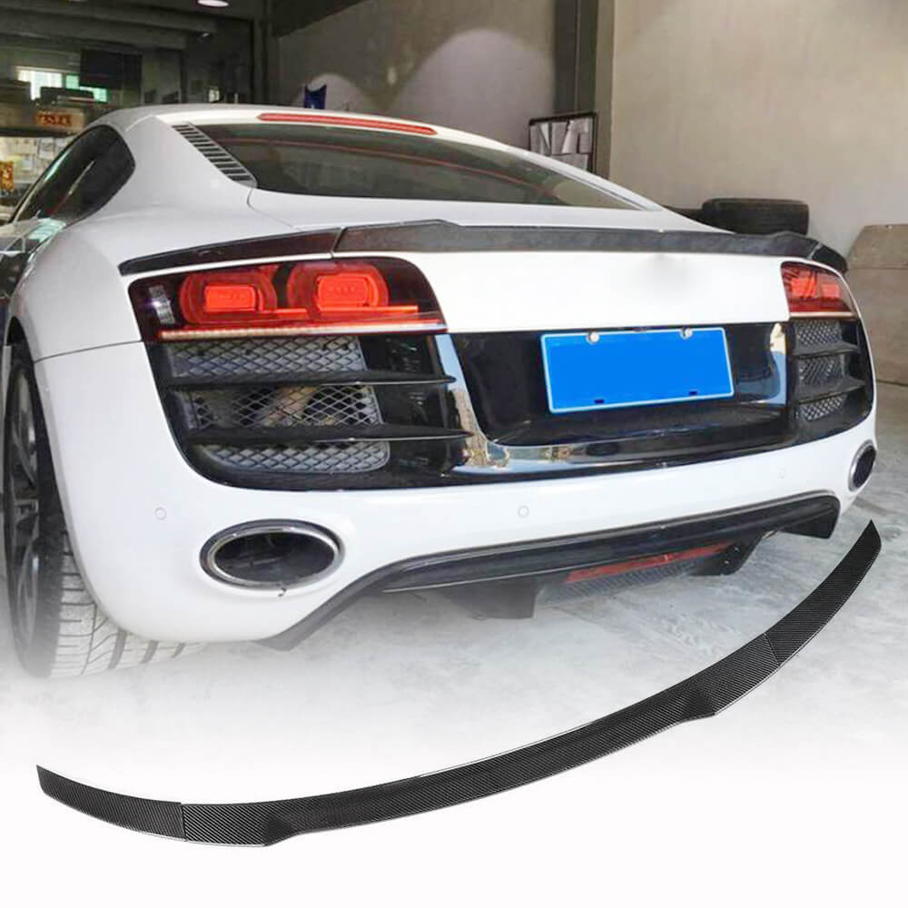Auri R8 Rear Wing Audi R8 GT V8 V10 Carbon Fiber Rear Spoiler Wing Lip | Exterior Mods