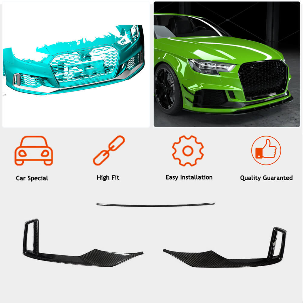 Carbon Fiber Parts for Audi A3 – Ahacarbon