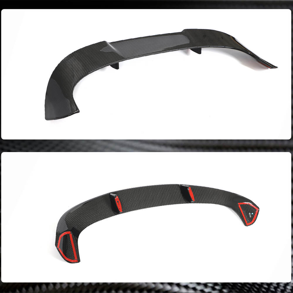 Rs4 Rear Spoiler Audi RS4 B9 Typ 8W Dry Carbon Fiber Rear Spoiler & Roof Window Wing