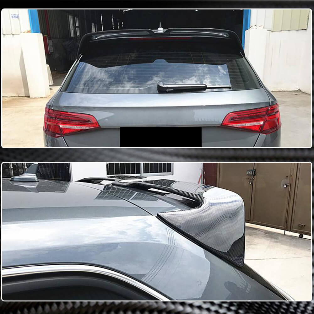 Audi S3 A3 Sline 8V Carbon Fiber Rear Roof Spoiler | Window Wing Lip ...