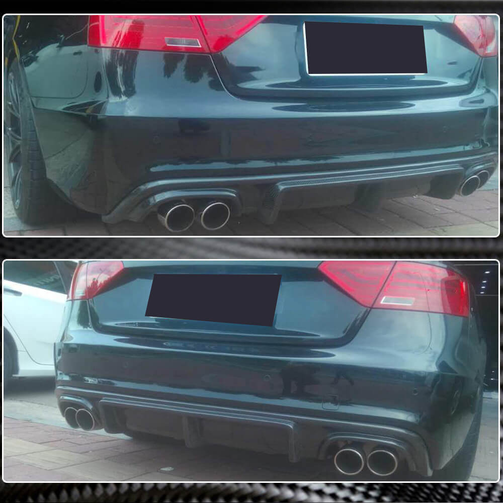 Audi S5 A5 B8.5 Sline Carbon Fiber Rear Diffuser Lip | Exterior Mods