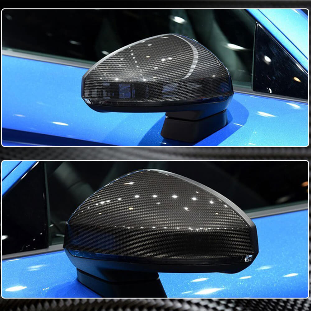 Speed_turning Carbon Fiber Side Mirror Covers For Audi R8 07-11 & TT/TTS 08-14