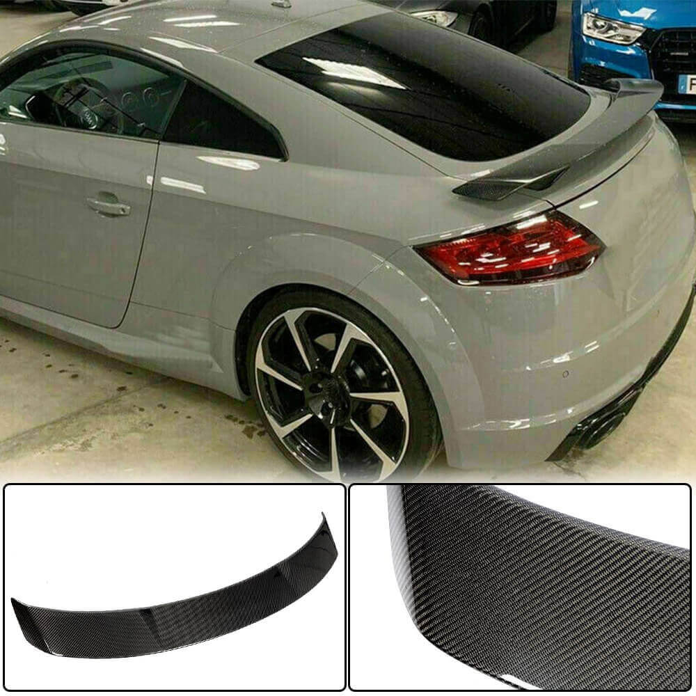 Audi 100 Rear Wing Audi TT TTS TTRS MK3 Carbon Fiber Spoiler | Factory, Rear Lip & Wing