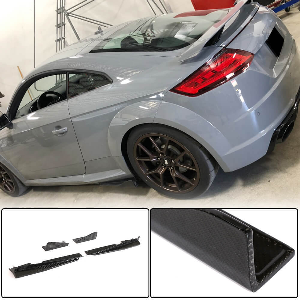 Audi TT TTS TTRS MK3 8S Carbon Fiber Side Skirts Lip | Exterior Mods