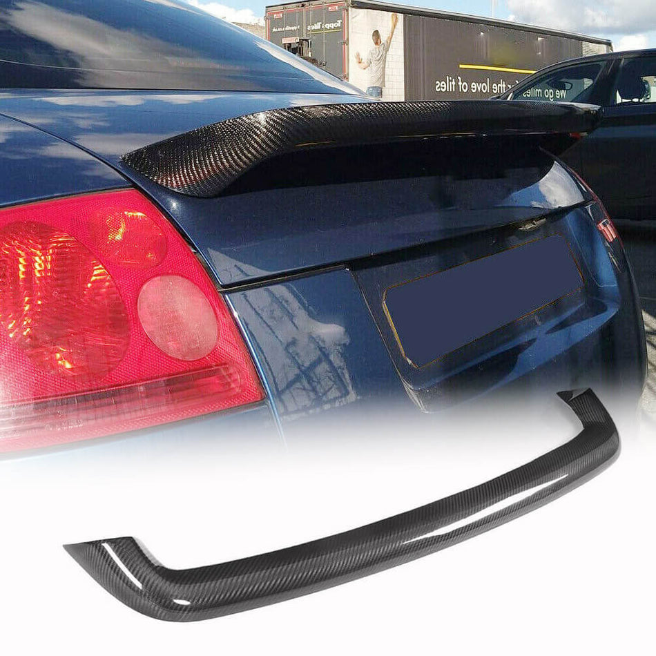 For Audi TT (Quattro) MK1 Type 8N 1998-2006 Carbon Fiber Rear Trunk Spoiler Boot Wing Lip