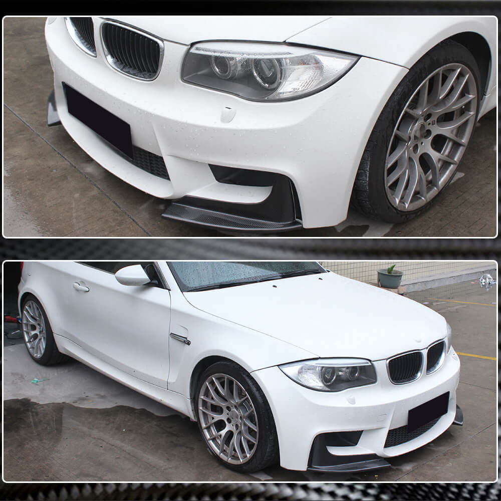 Bmw E82 1m Performance Carbon Fiber Front Bumper Splitter Accessories