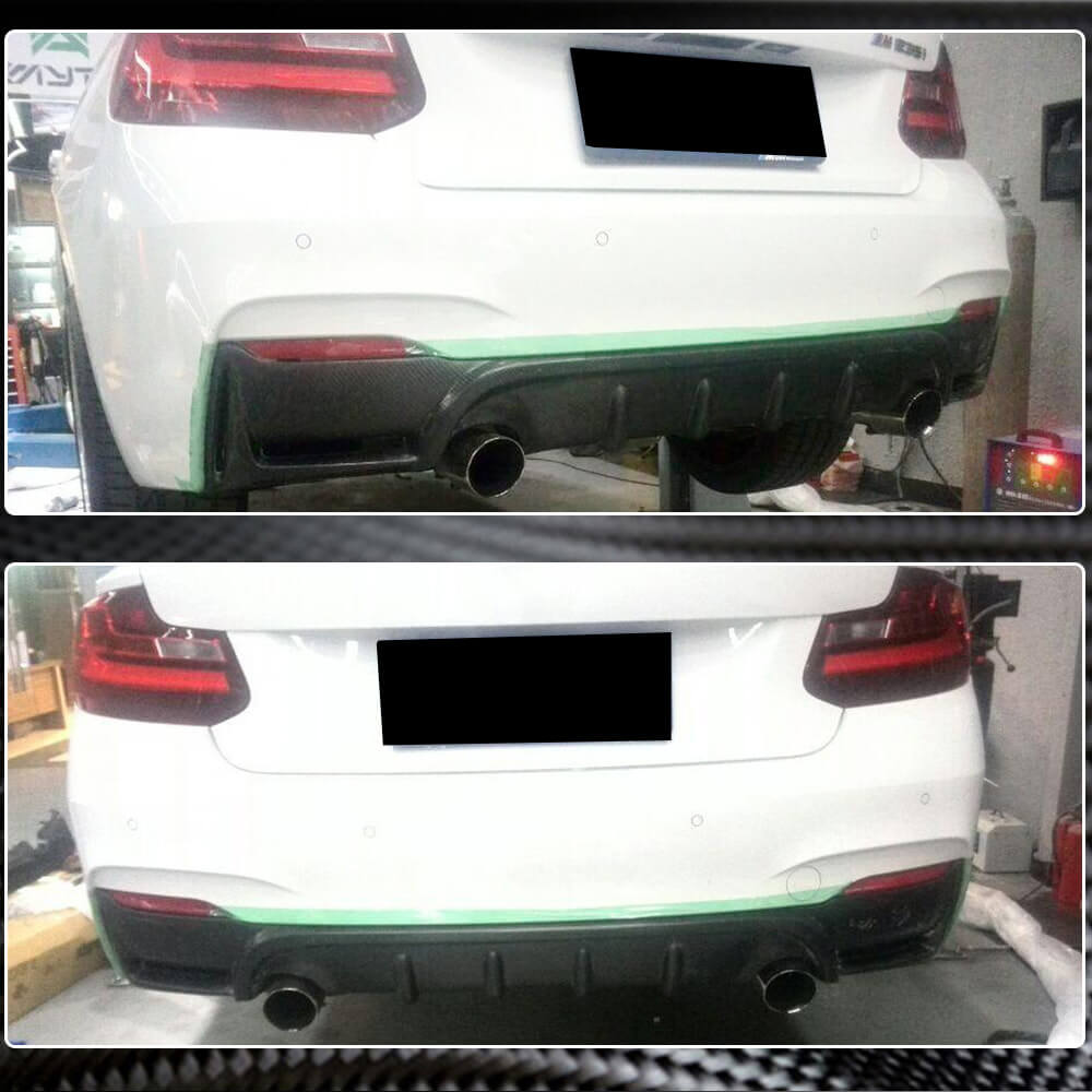 BMW F22 F23 M235i M240i Carbon Rear Diffuser Lip