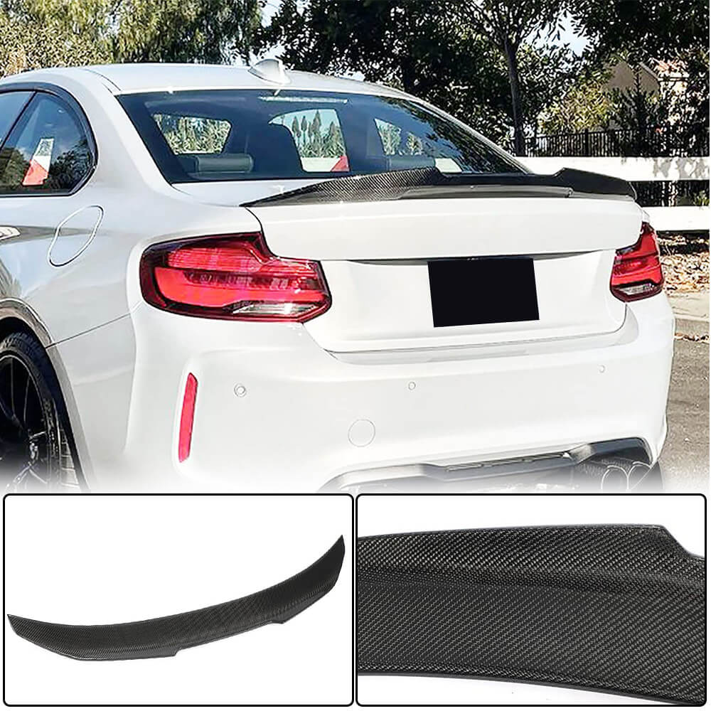 F87 Rear Wing BMW F22 F87 M2 Carbon Fiber Rear Trunk Spoiler Wing Lip | Exterior Mods ...