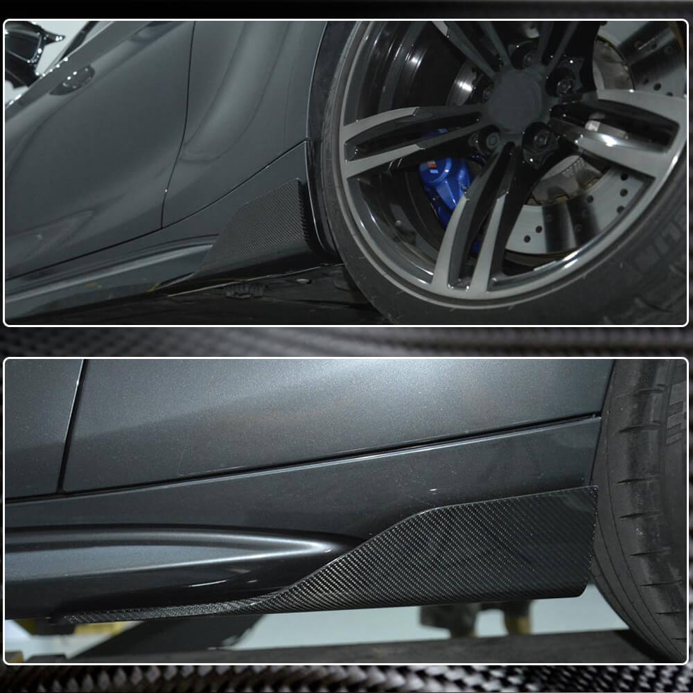 BMW F87 M2 M2C Carbon Fiber Side Skirts and Splitters
