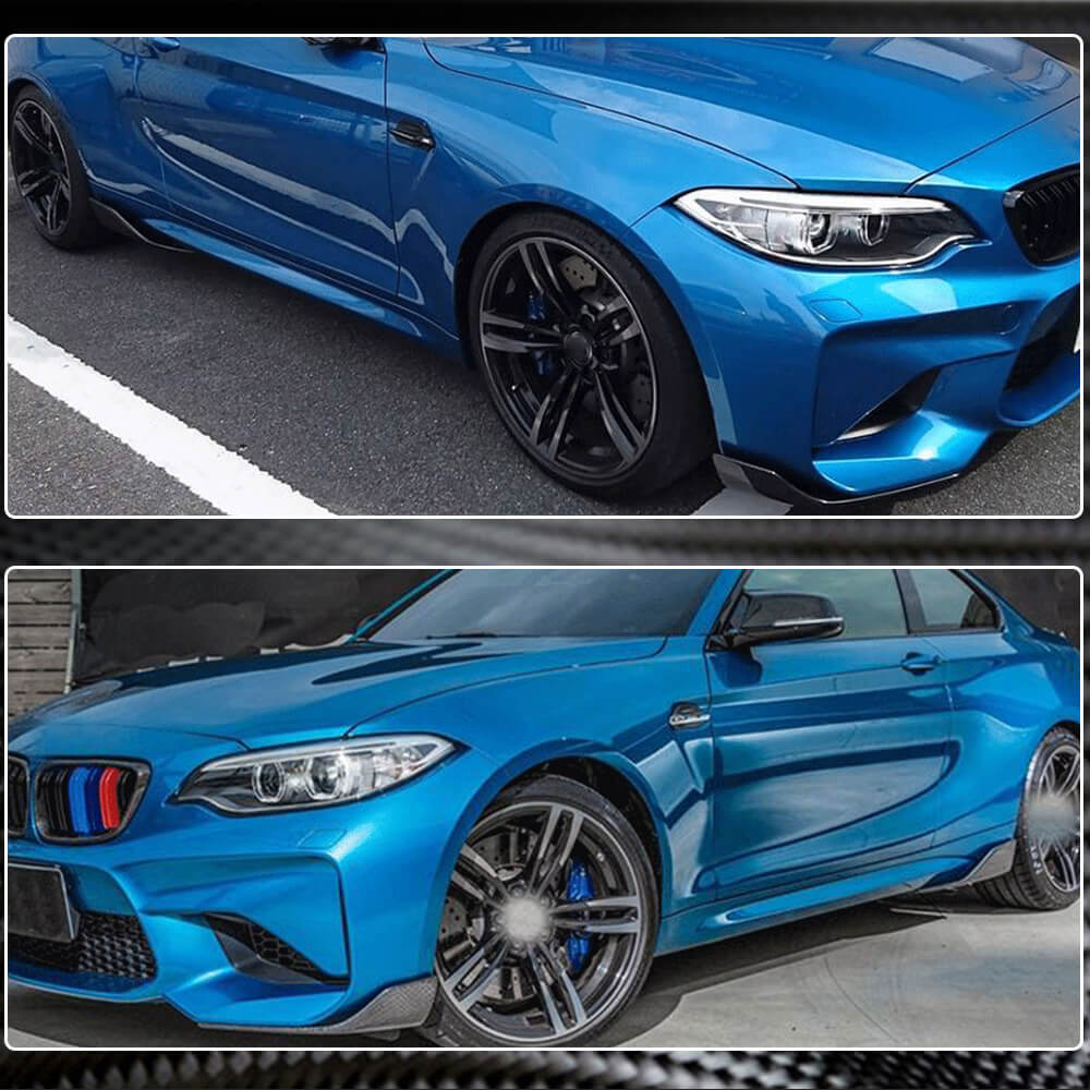 BMW F87 M2 M2C Carbon Fiber Side Skirts and Splitters