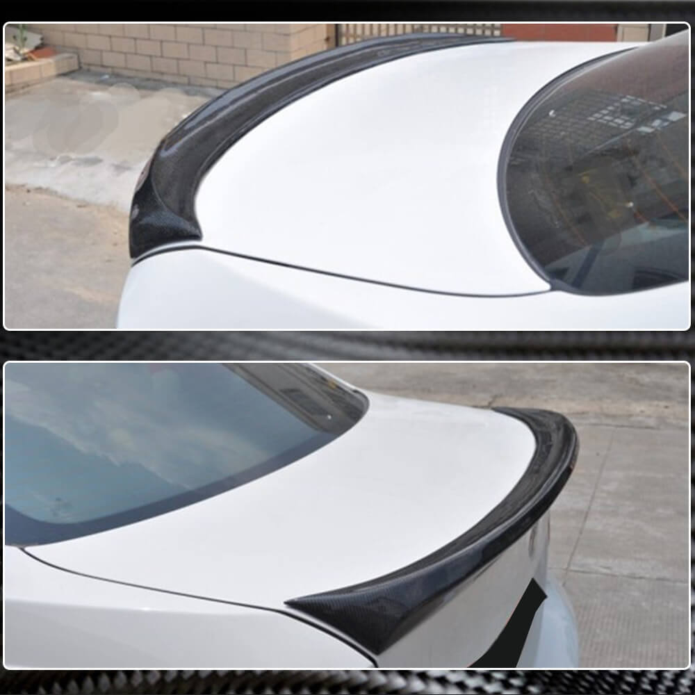 Adjustable Carbon Fiber Rear Trunk Spoiler Lip For BMW E46 E90 E60 E70 F30 F36