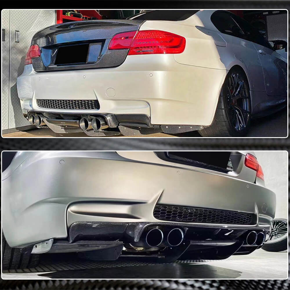 E93 Rear Diffuser BMW E92 E93 M3 Carbon Fiber Rear Diffuser Canard Vents | Exterior Mods ...